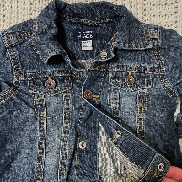 Children’s Place Baby Denim Jean Jacket size 6-9 months - Picture 3 of 3